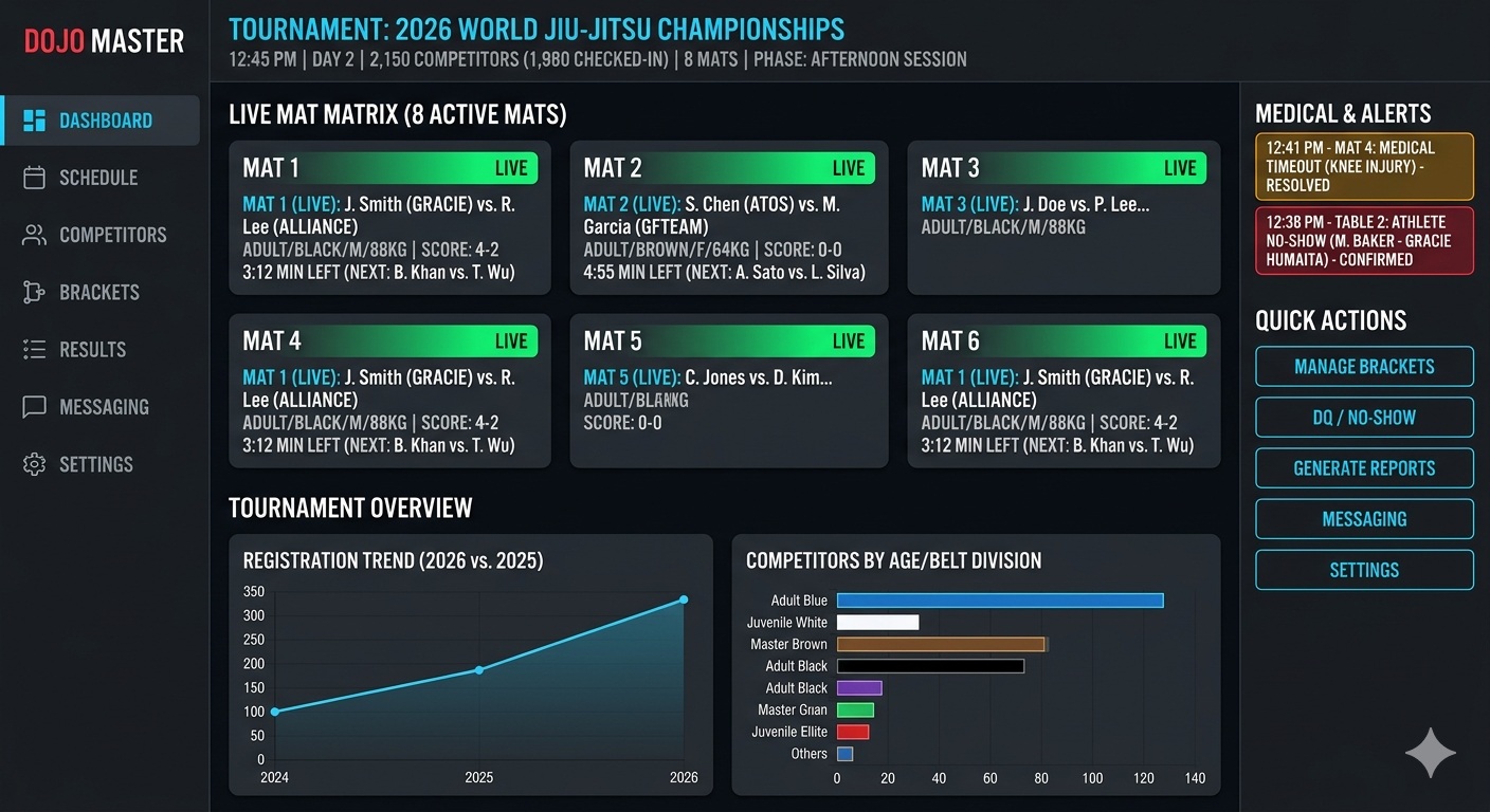 Martial Arts Competition Management